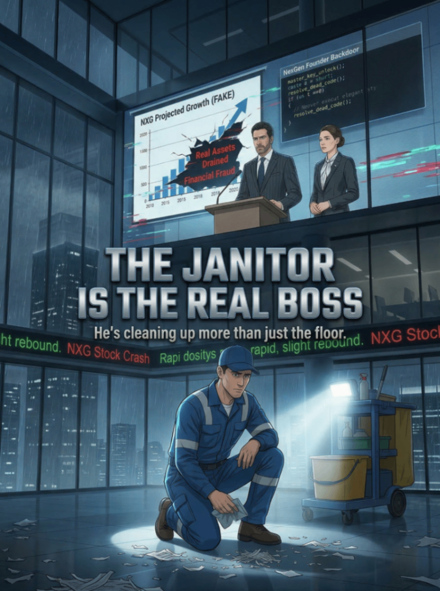 The cleaner is a billionaire